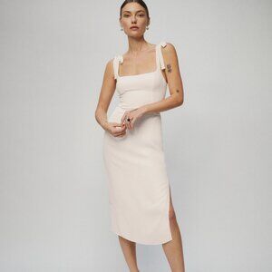Reformation Ivory Besse Dress
